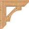 Ekena Millwork Westlake Slat Smooth Bracket w/ Offset Brace, Western Red Cedar, 7 1/2"W x 26"D x 26"H BKT0806X26X26WTL06SWR - alternate 2